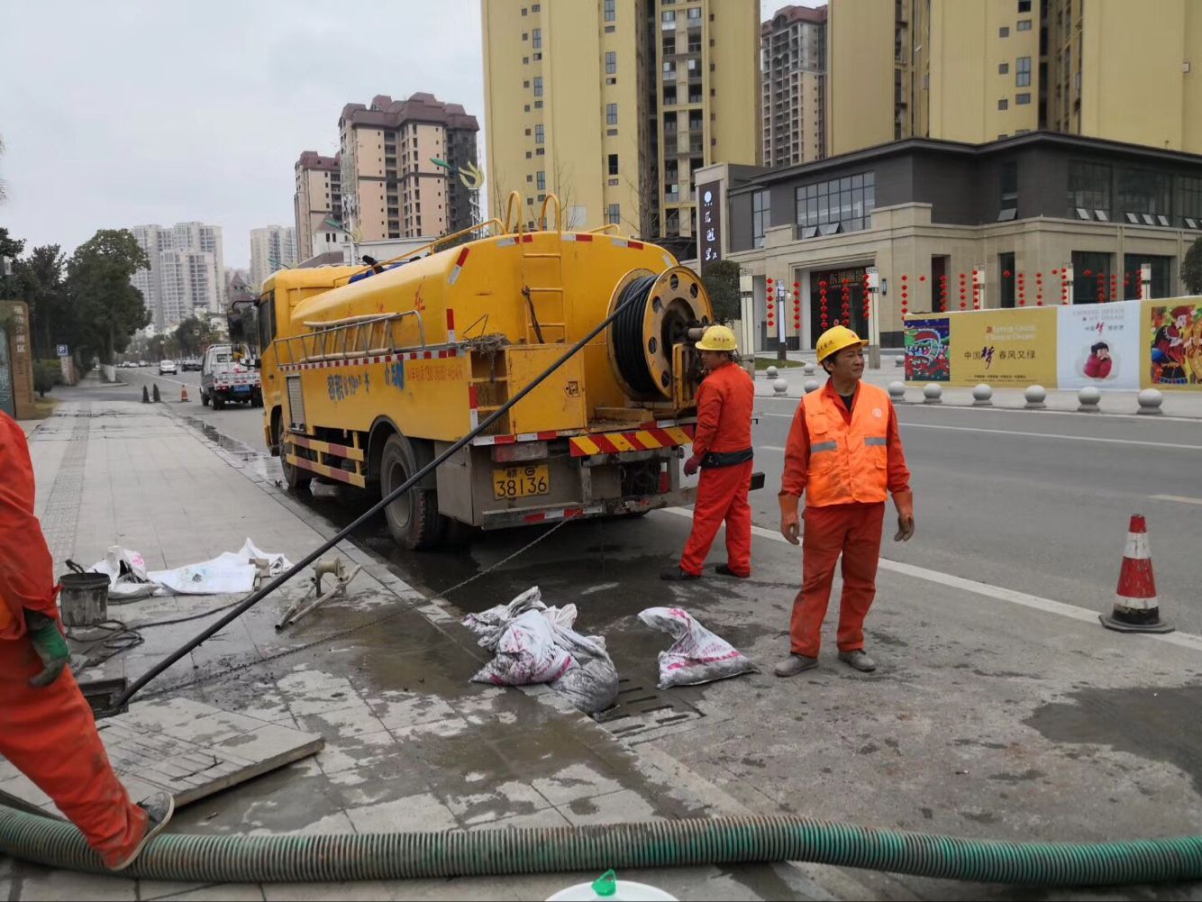 陆川排污管道清淤-管道清洗